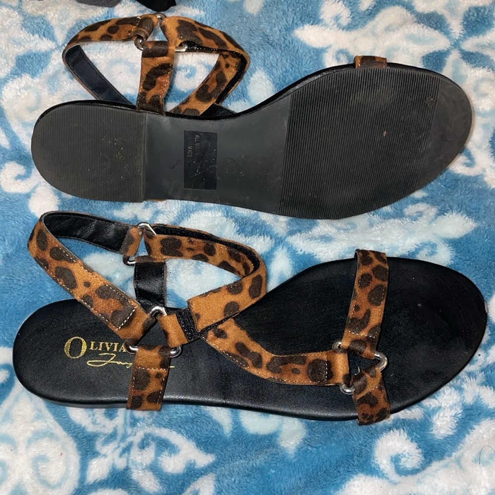 Leopard Sandals - Picture 2 of 3